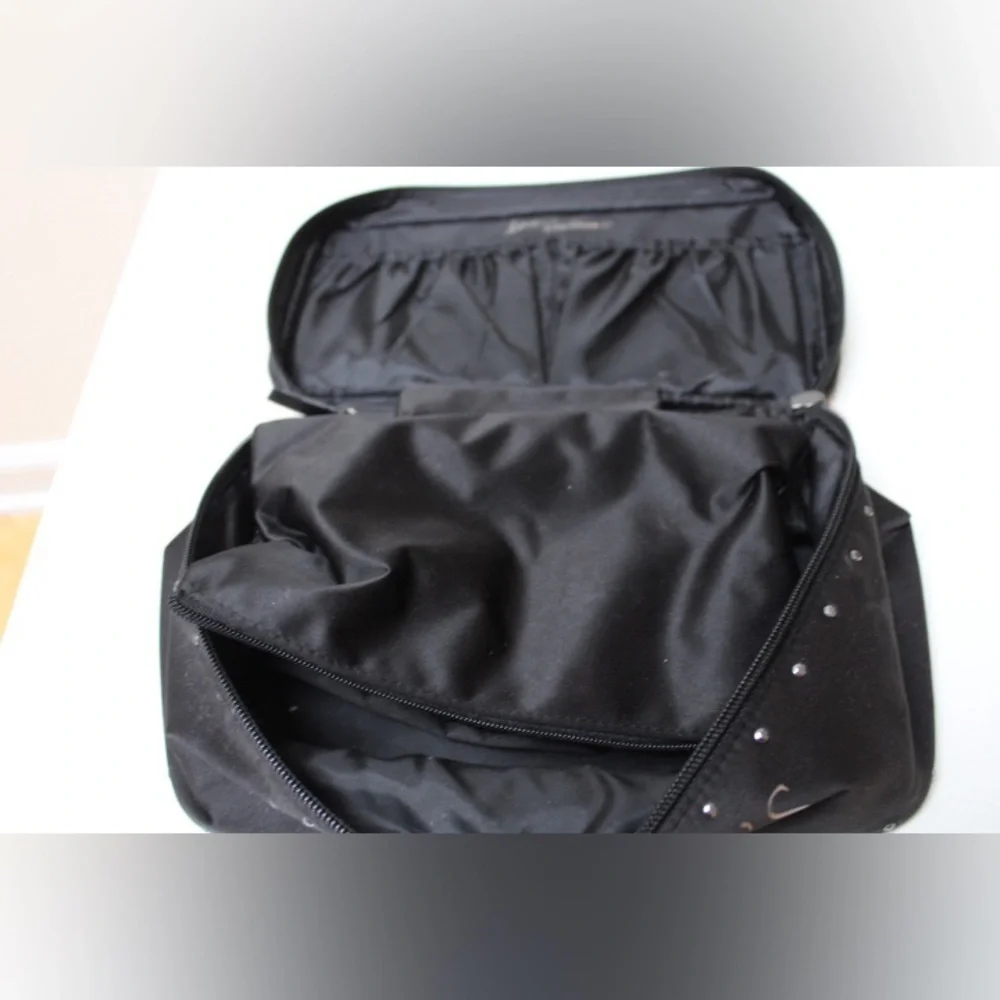 Victoria's Secret Black Bling Case Makeup Bag